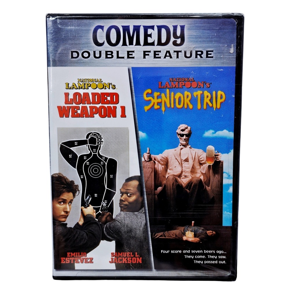National Lampoon's Loaded Weapon 1‎ & Senior Trip DVD Double Feature Comedy Set